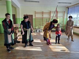 Pokaz historyczny „Rekonstrukto” w naszej szkole